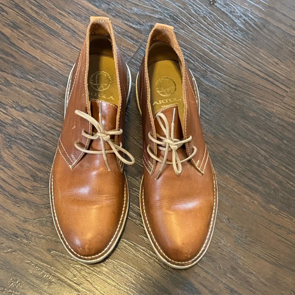 Artola Men's Brown Leather Chukka Boots, Sz 11.5, Like New